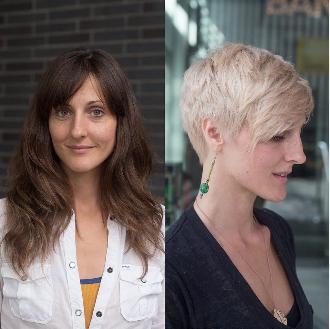 blonde pixie haircut transformation by alexanderscotthair