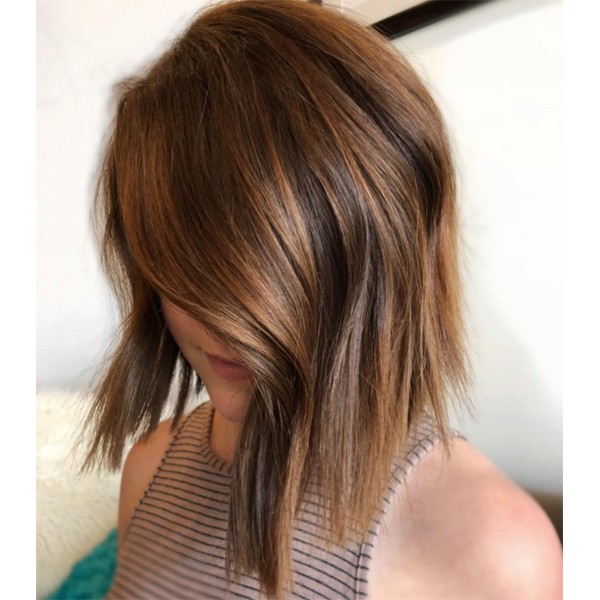Warm Hazelnut Balayage Color Formula