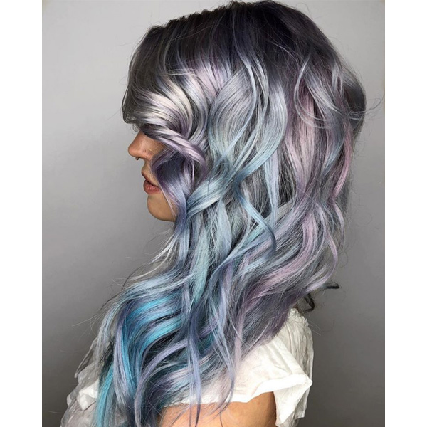 @rossmichaelssalon festival holographic PRAVANA crystals color formula