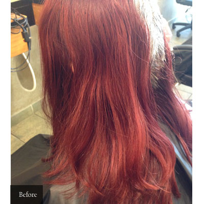 Before Lush Auburn Melt