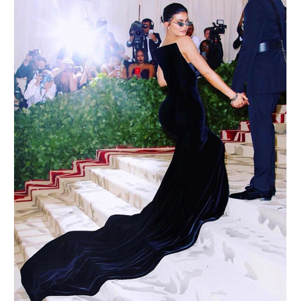 Kylie Jenner Met Gala Centered Chignon