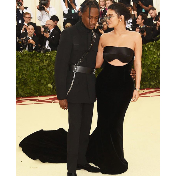 Kylie Jenner Met Gala Centered Chignon
