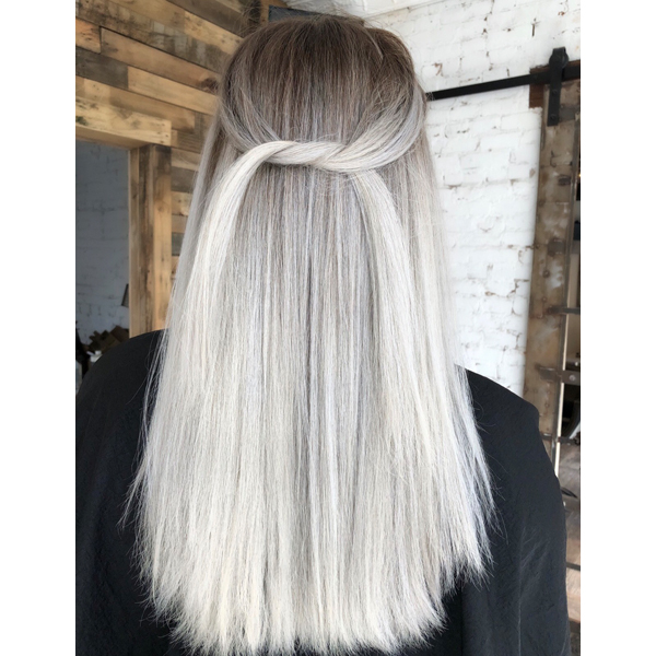 Platinum Babylights + Shadow Root Base Get The How-To & Color Formulas After Shot
