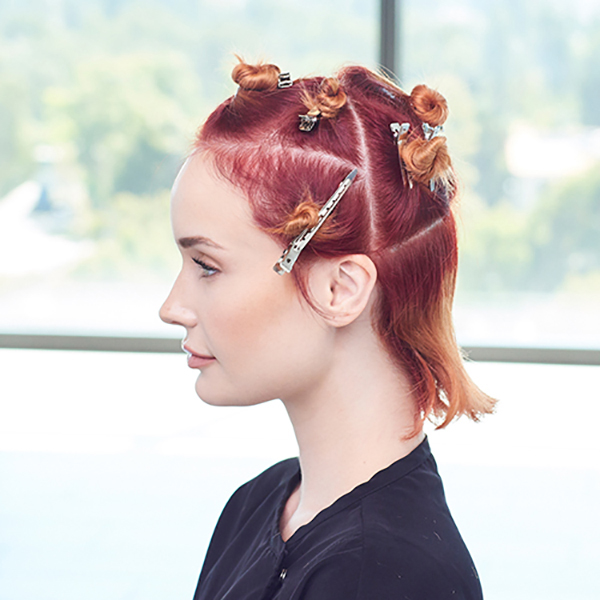 Joico @joico Rick Henry @rickhenrya Power Red Color Melt How To Get The Steps Fiery Red Redhead Color Melting Color Blocking Hybrid LumiShine Powerhouse Reds