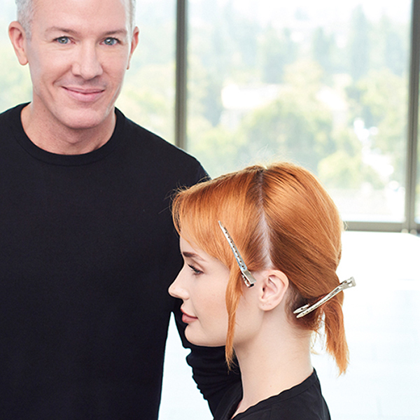 Joico @joico Rick Henry @rickhenrya Power Red Color Melt How To Get The Steps Fiery Red Redhead Color Melting Color Blocking Hybrid LumiShine Powerhouse Reds