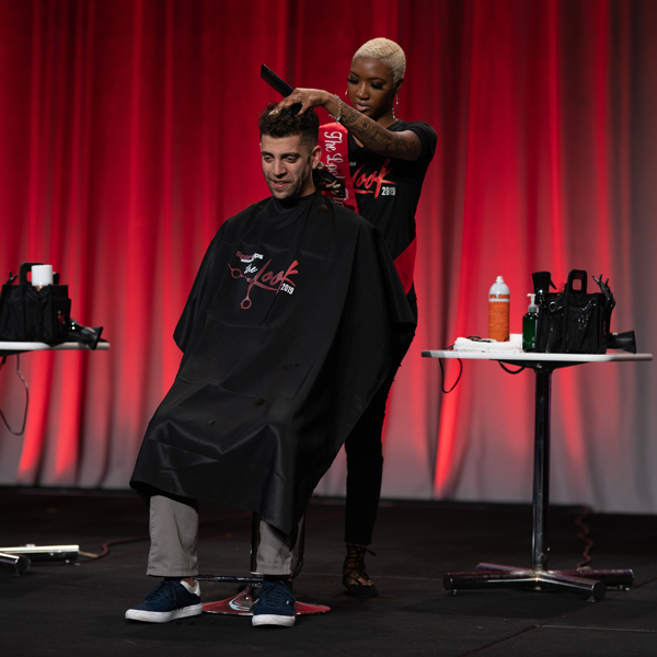 Sport Clips Get The Look How To Imani Tezeno @madeenjapan_ Textured Mohawk Clipper Cut Fade Curly Hair Men's Mens Cuts Barbering Barber