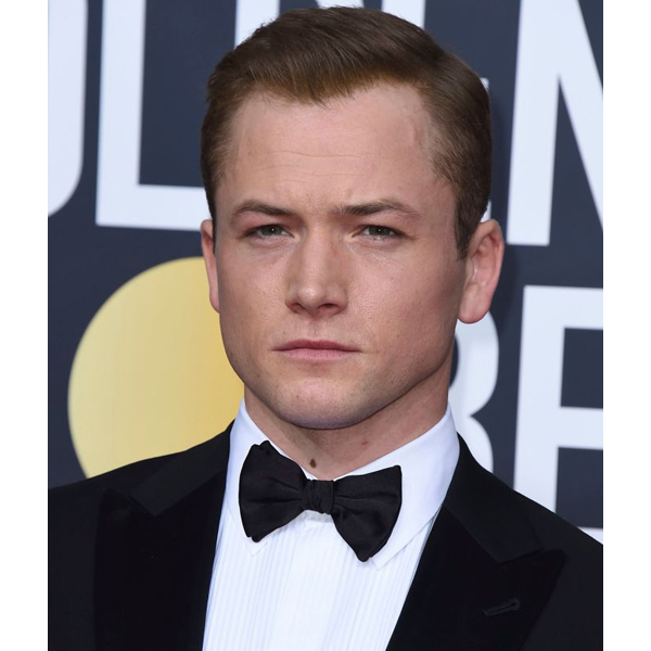 Golden Globes 2020 Sonia Lee @sonialeeartistry Taron Egerton Men's Groomer Barbering Classic Timesless Slicked Back Style