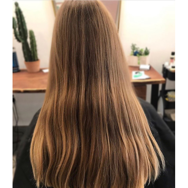 Madison Carbrey @hairbymadisoncarbrey Dimensional Vanilla Blonde Balayage How To Color Formula PRAVANA Redken