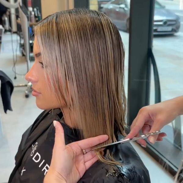 Old money blonde 90s bob hair trend tutorial how to color formulas