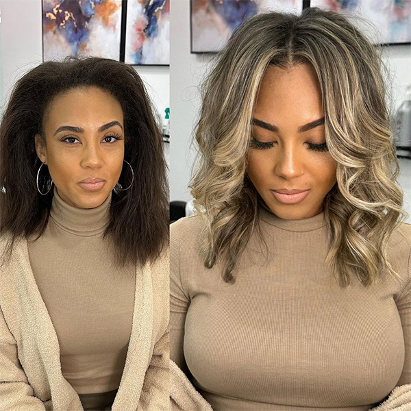 bright dimensional blonde ribbons formula transformation how to tutorial
