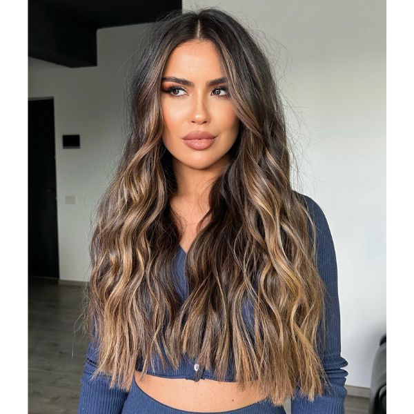 Backlit golden brunette formula how-to steps tutorial using Moroccanoil