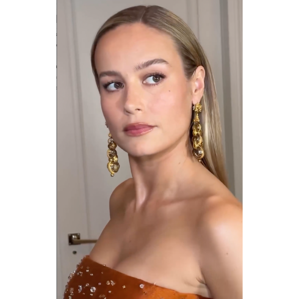 Brie Larson at the 2024 Met Gala with hair color by Jacob Schwartz