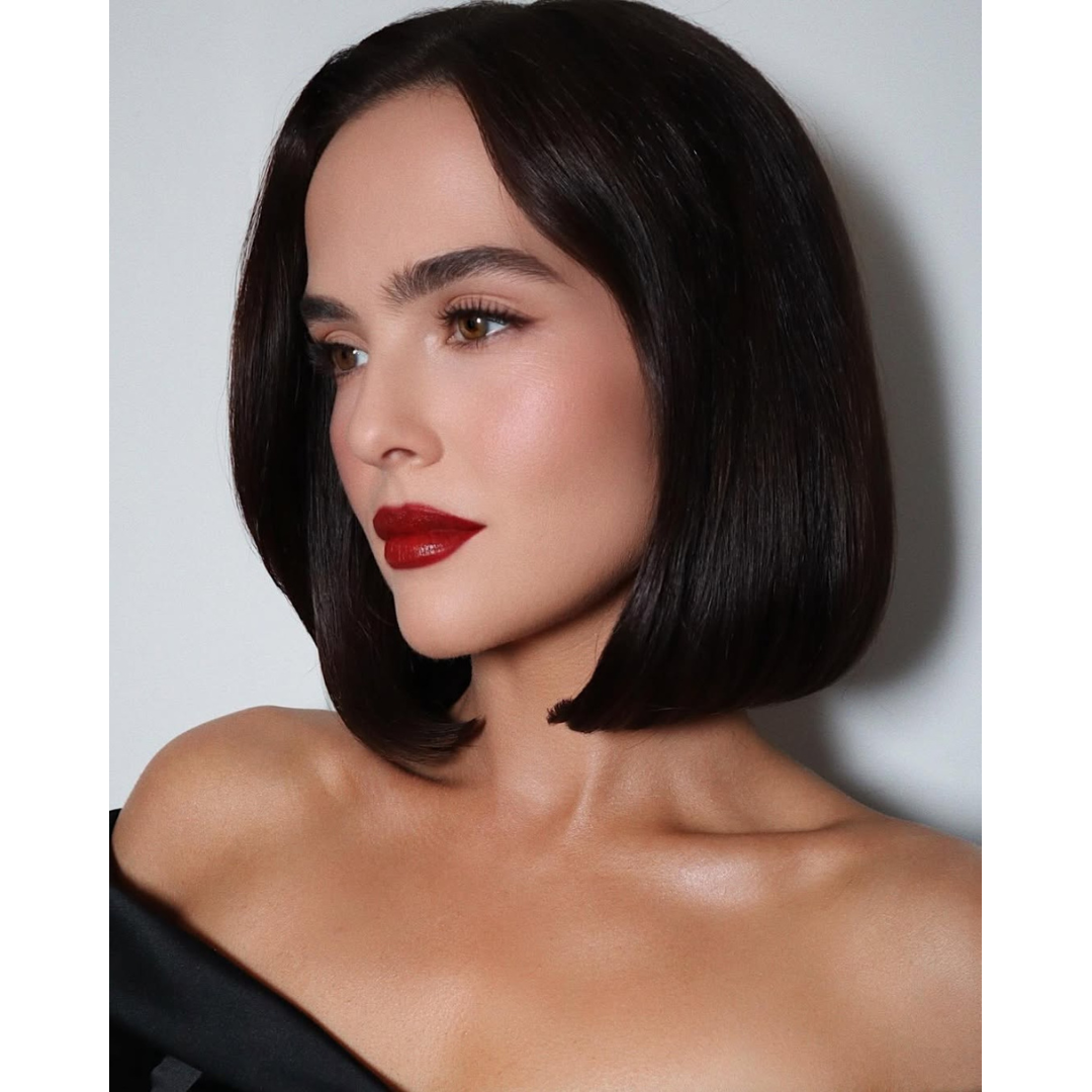 caviar brunette Zoey Deutch Photo Credit Instagram via @bridgetbragerhair (3)